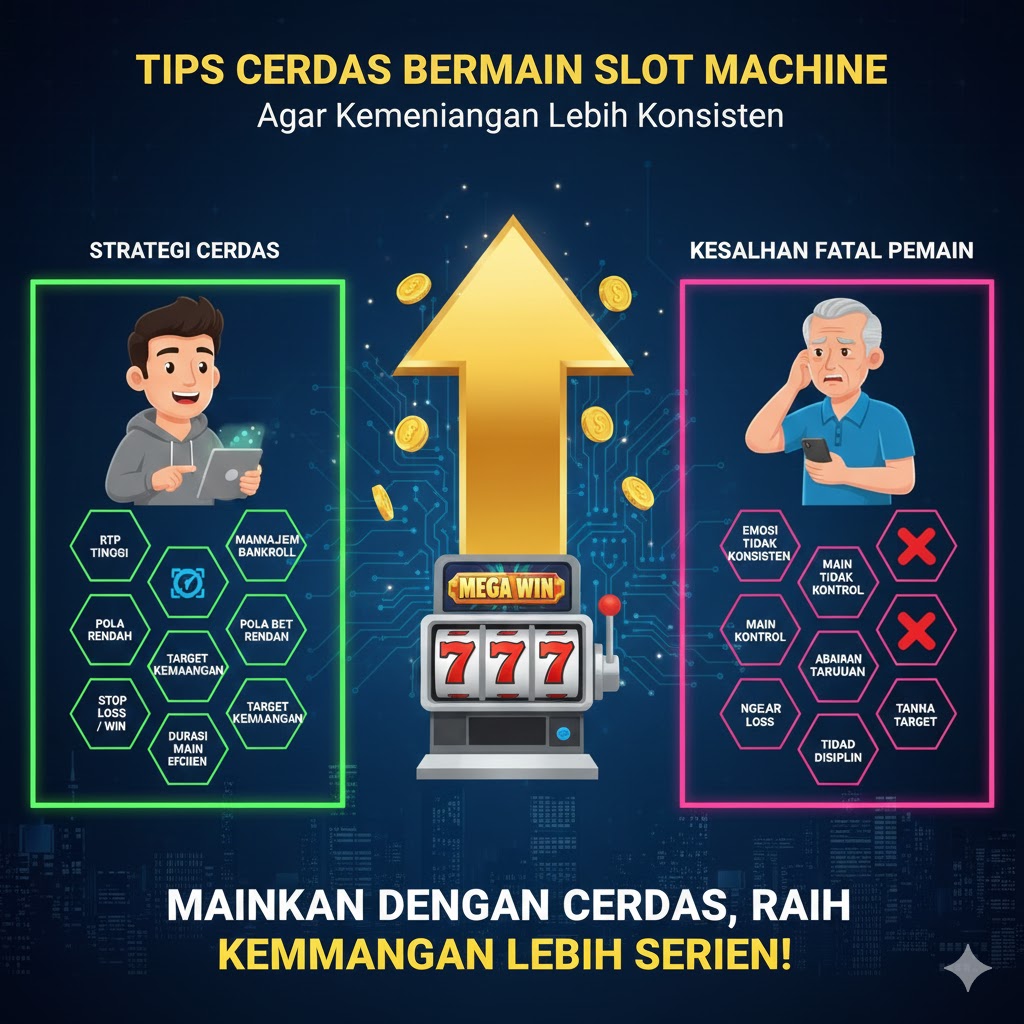 Tips Cerdas Bermain Slot Machine Agar Kemenangan Lebih Konsisten